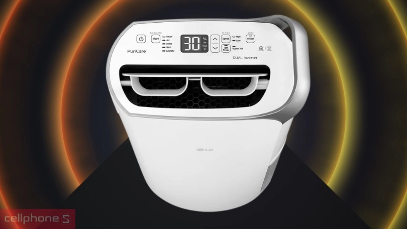 Máy hút ẩm LG Dual Inverter 16 lít MD16GQSE0 - Hút ẩm tốt với công nghệ LG tiên tiến