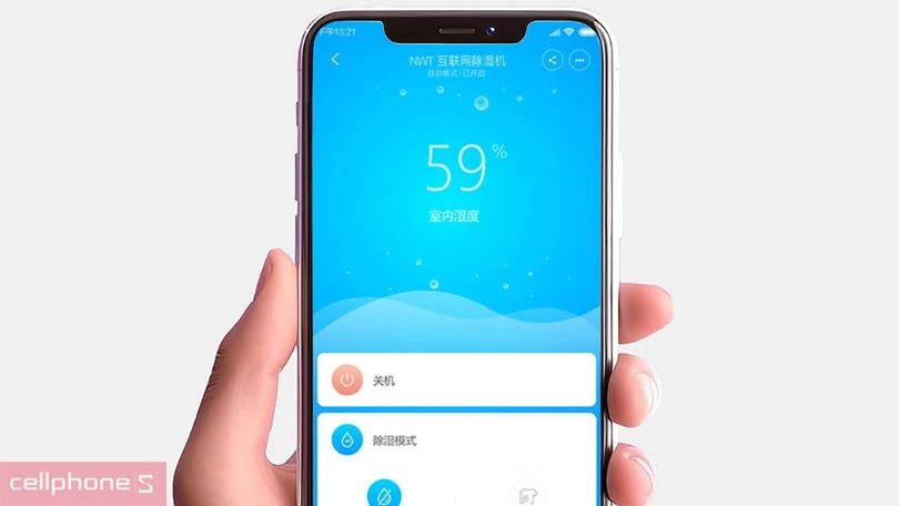 Hướng dẫn kết nối máy hút ẩm Lumias D3 Pro với điện thoại