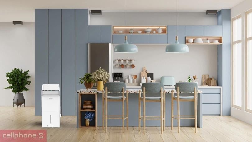 Điều khiển trên máy hút ẩm Lumias LMD-35L