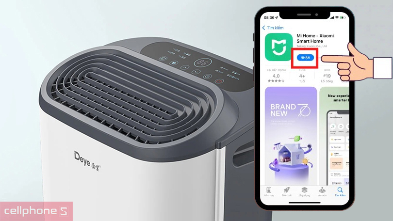 Hướng dẫn sử dụng máy hút ẩm Xiaomi Deye Z12A3 12L