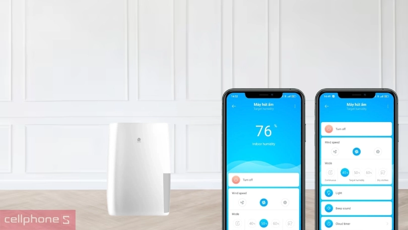 Máy hút ẩm Xiaomi New Widetech 18L WDH318EFW1 – Hút ẩm vượt trội