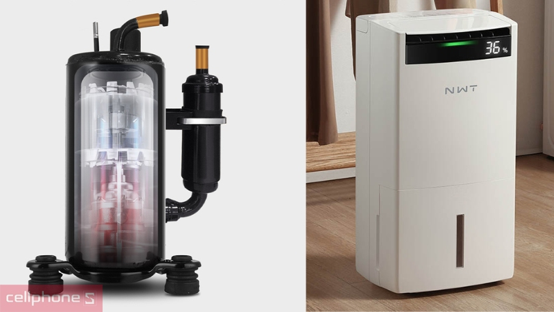 Máy hút ẩm Xiaomi New Widetech 24L WDH24WU1 – Kiểm soát độ ẩm thông minh