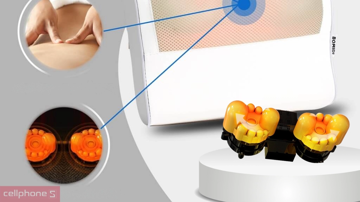 Công nghệ massage nhiệt hồng ngoại hiện đại