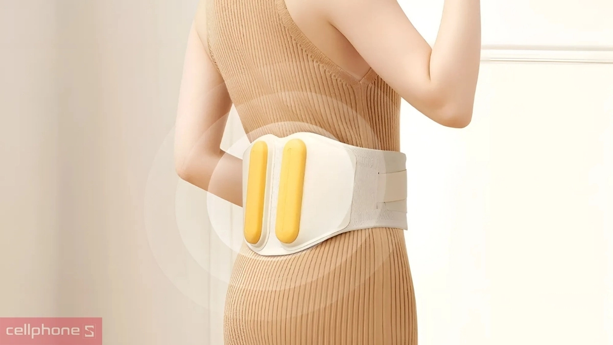Đai Massage chườm nóng bụng và thắt lưng Breo Y2