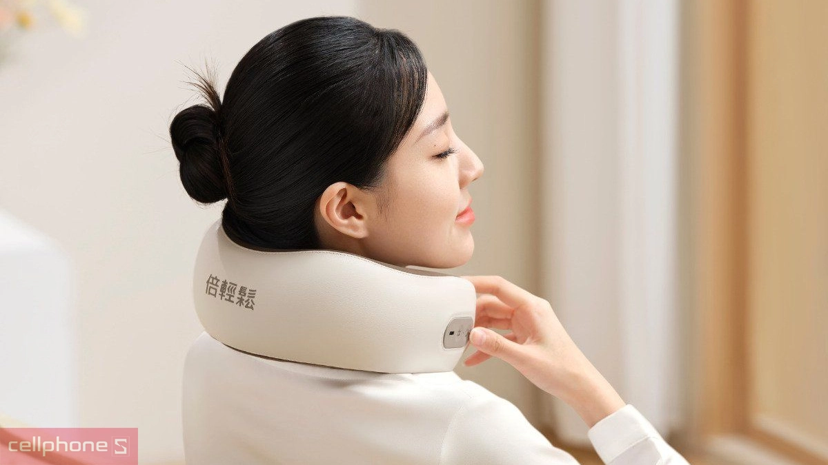 Gối massage cổ vai gáy Breo C1 - Đa chức năng tiện lợi