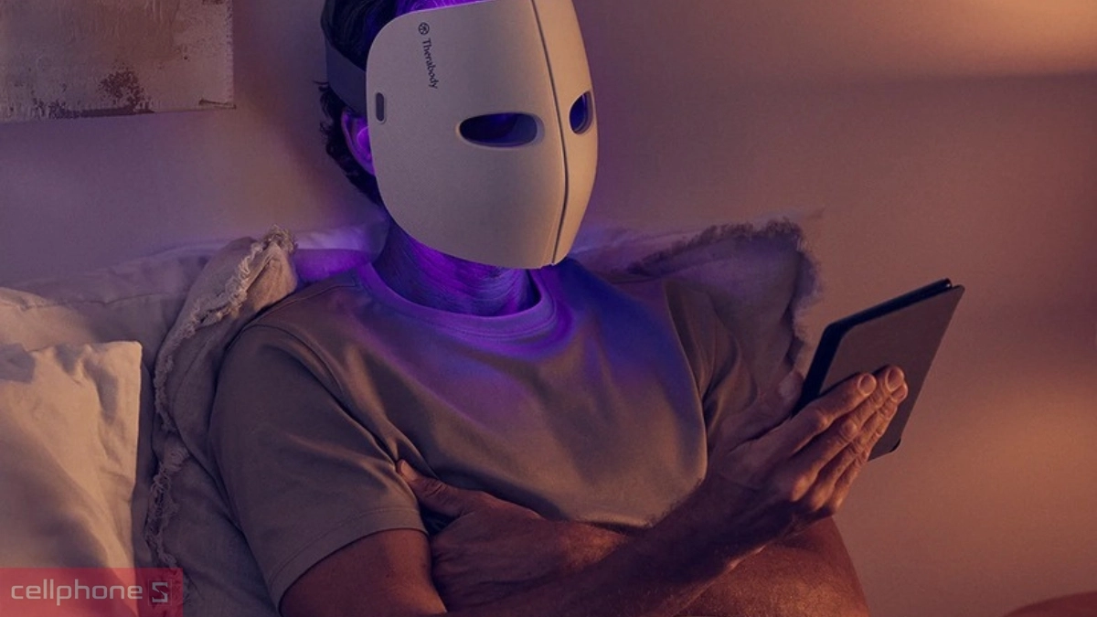 Thời lượng pin 60 - 120 phút của mặt nạ ánh sáng sinh học TheraFace Mask