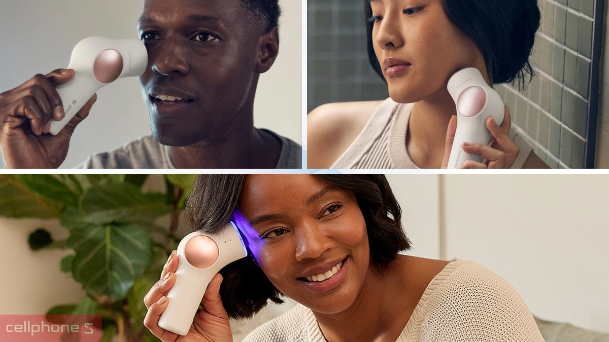 Đầu gõ trên máy massage mặt massage TheraFace Pro