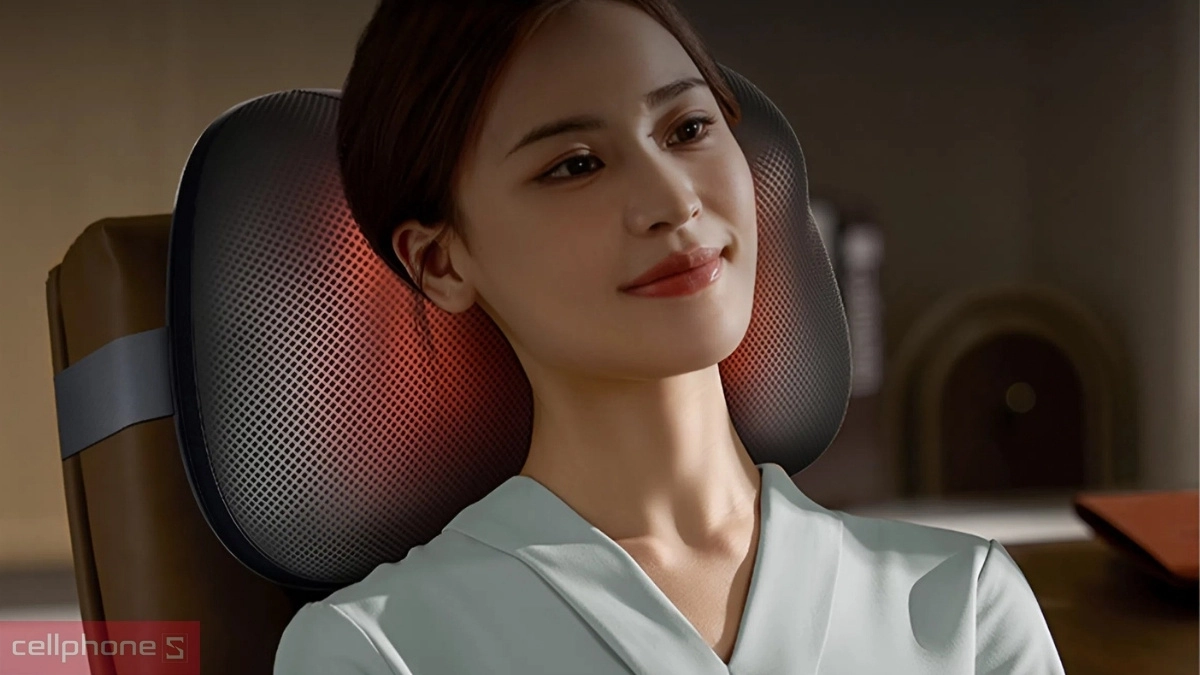 Thiết kế nhỏ gọn, có thể gắn lên nhiều loại ghế