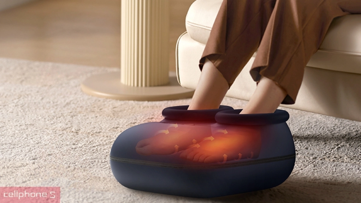 Chườm ấm hai cấp độ, hỗ trợ lưu thông máu