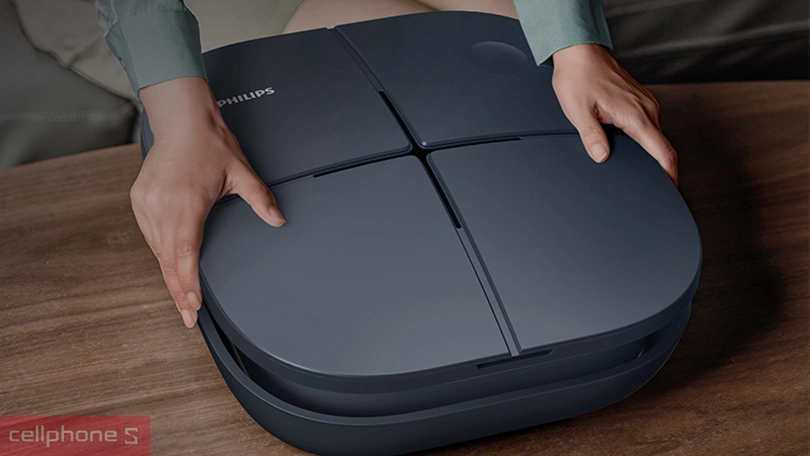 Thiết kế gấp gọn 50%, tiết kiệm không gian cất giữ