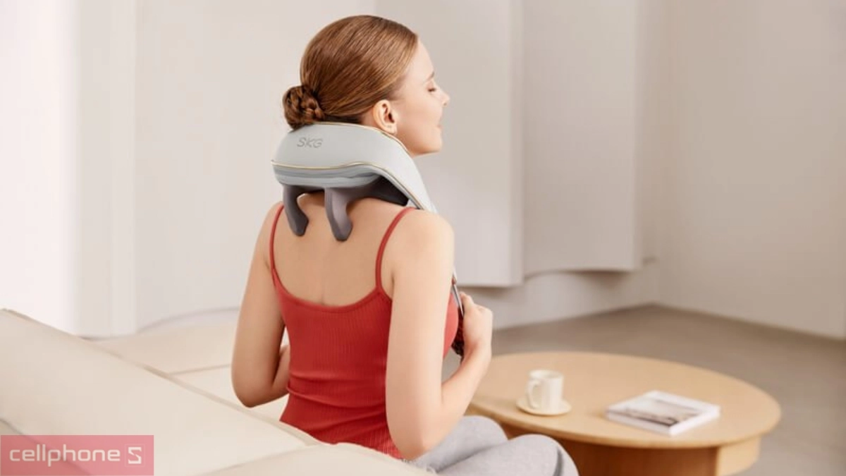 Thiết kế máy massage cổ vai gáy SKG H5 Mini