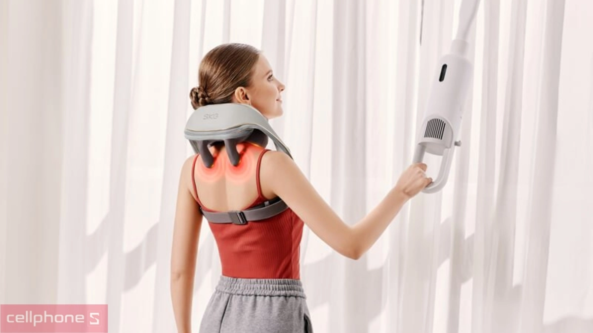 Chức năng máy massage cổ vai gáy SKG H5 Mini