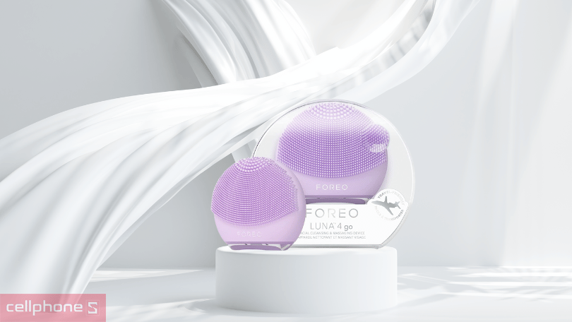 Máy rửa mặt Foreo Luna 4 Go - Thiết kế nhỏ gọn