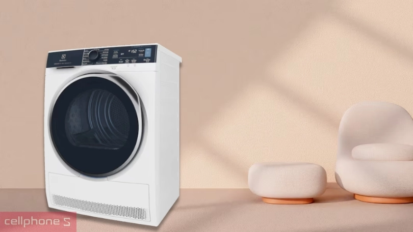Máy sấy bơm nhiệt Electrolux 8kg EDH803Q7WB