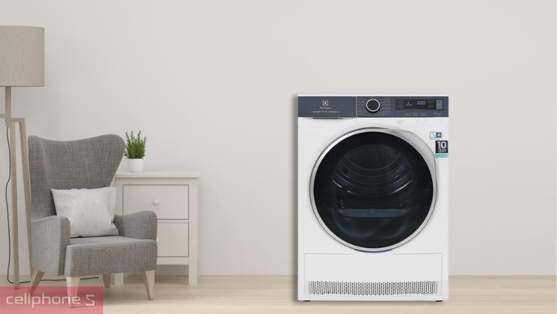 Máy sấy bơm nhiệt Electrolux 8kg EDH803Q7WB công nghệ sấy hiện đại