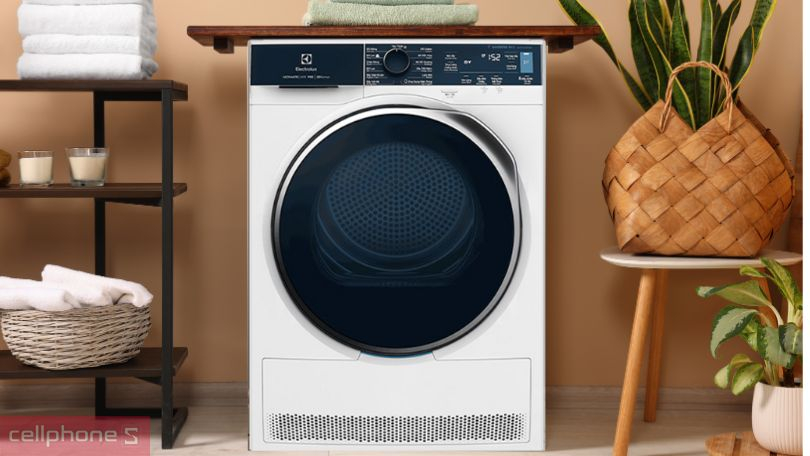 Máy sấy bơm nhiệt Electrolux 9kg EDH903R9WB tiện ích, bền bỉ