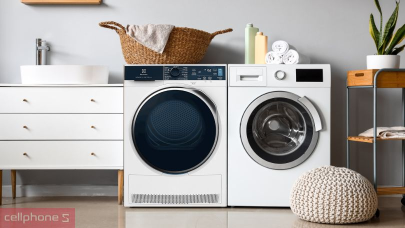 Máy sấy bơm nhiệt Electrolux 9kg EDH903R9WB tiện ích, bền bỉ