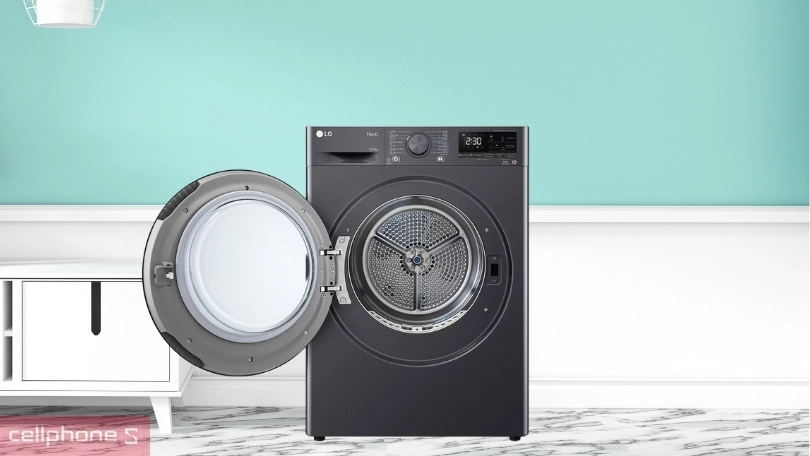 Điện năng tiêu thụ của máy sấy LG Inverter bơm nhiệt 10.5kg DVHP50M