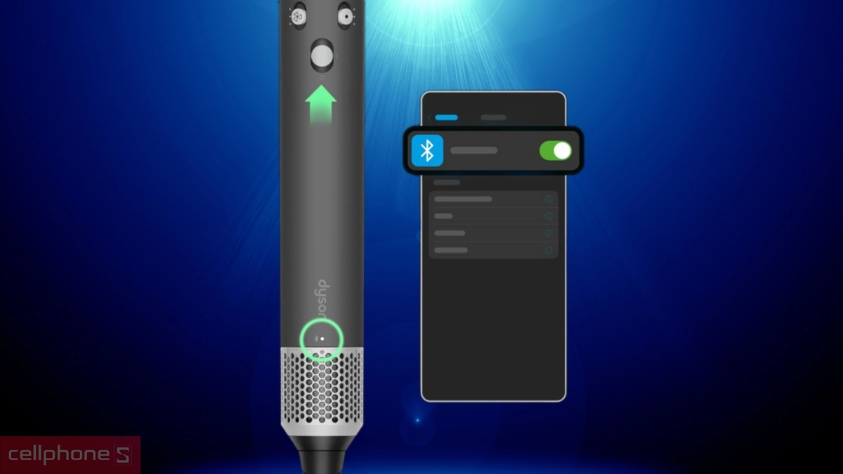 Hướng dẫn kết nối máy tạo kiểu tóc Dyson Airwrap HS08 Straight+Wavy