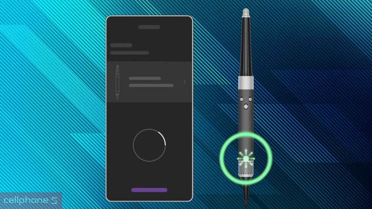 Hướng dẫn kết nối máy tạo kiểu tóc Dyson Airwrap HS08 Straight+Wavy