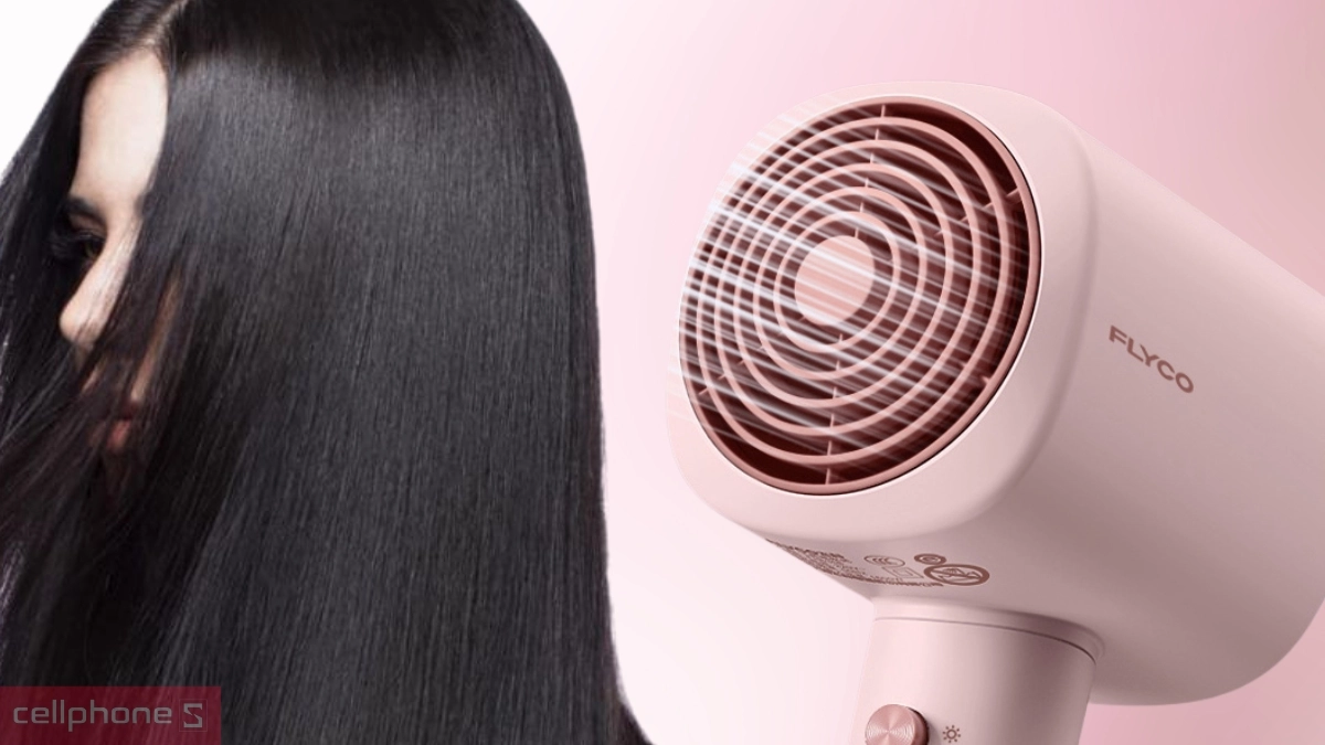 Công nghệ sấy hiện đại của máy sấy tóc Flyco FH1630VN 1600W