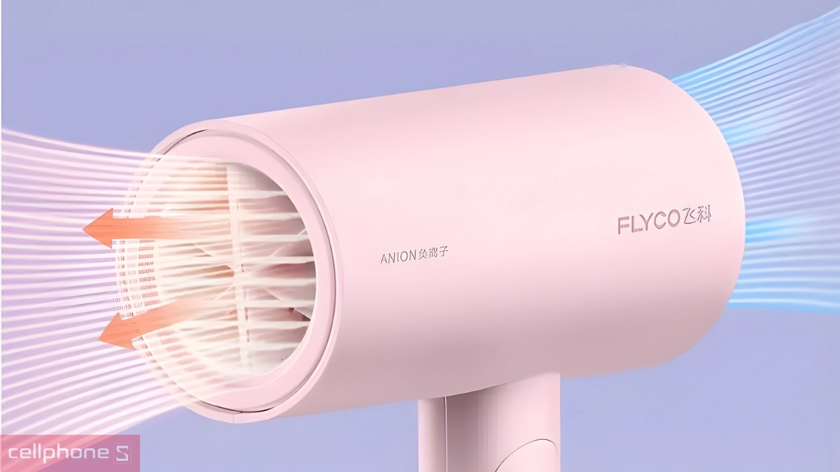 Ba mức nhiệt linh hoạt của Máy sấy tóc Flyco FH6278VN