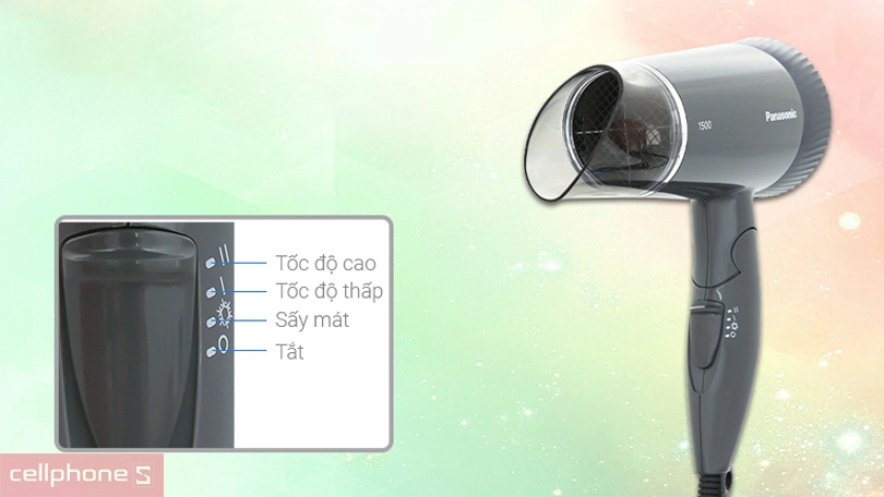 Hai chế độ sấy nóng và mát hiện đại, nâng cấp trải nghiệm hong khô tóc