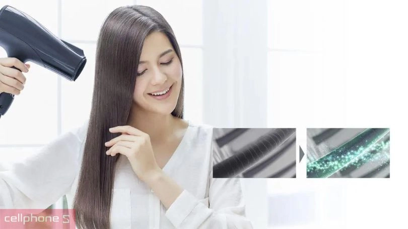 Công nghệ sấy trên máy sấy tóc Panasonic EH-NE81-K645