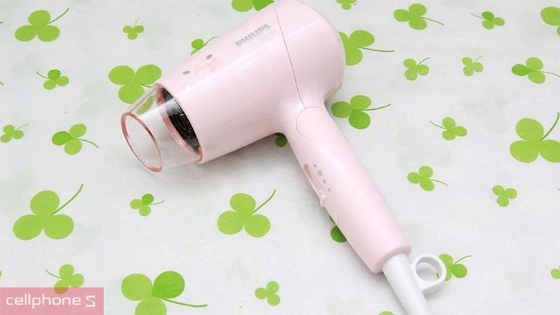 Máy sấy tóc Philips BHC010/00 - Công suất sấy, làm khô tóc mạnh mẽ, an toàn hơn với tính năng tự ngắt điện