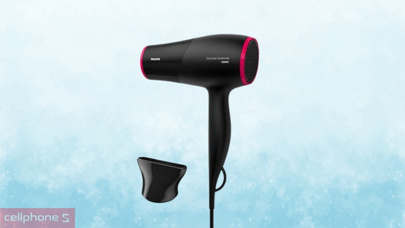Máy sấy tóc Philips BHD029/00 - Thiết kế tiện lợi, chế độ sấy bảo vệ tóc
