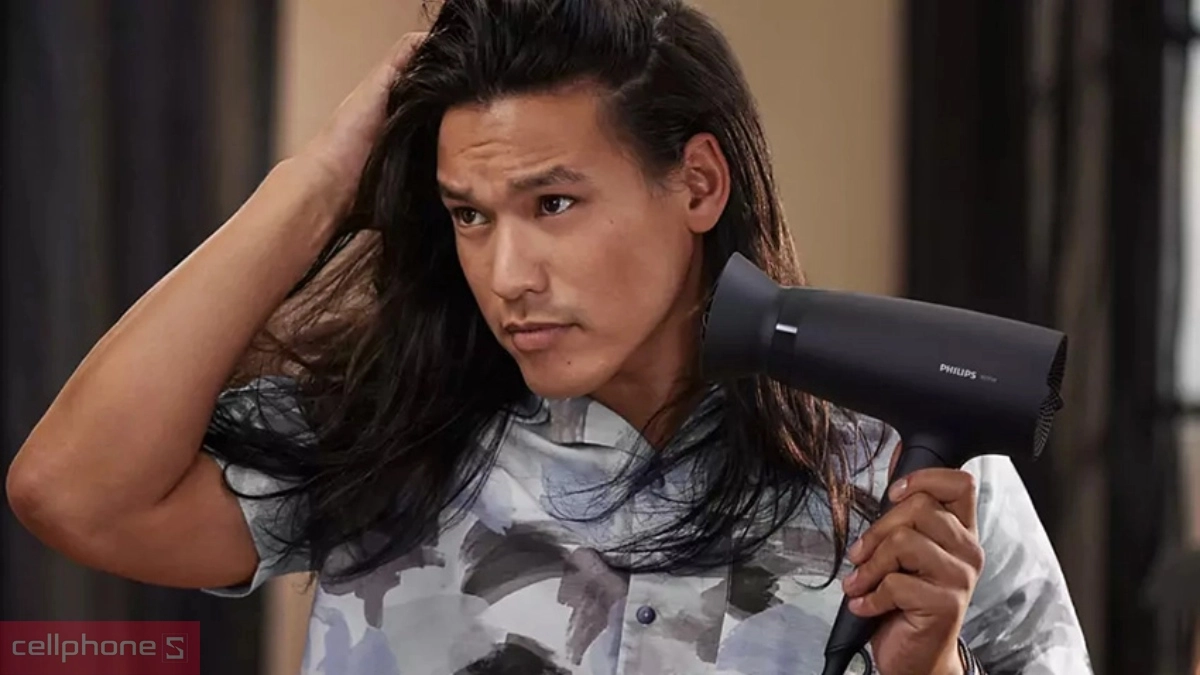 Tốc độ sấy của máy sấy tóc Philips BHD308/10 1600W