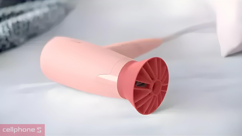 Máy sấy tóc Philips BHP398/00: thiết kế gập gọn gọn với công suất sấy mạnh mẽ 1600W