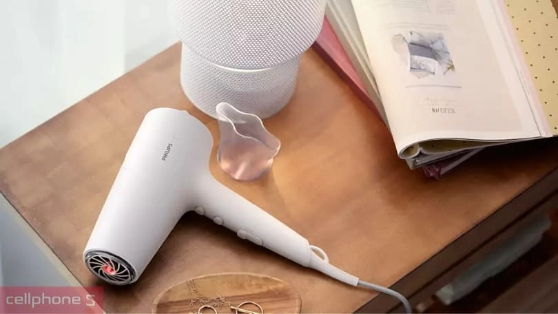 Máy sấy tóc Philips được trang bị chế độ sấy ion Chế độ sấy ion của máy sấy tóc Philips