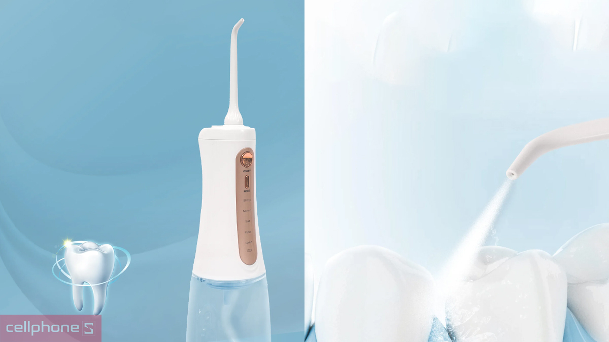 Máy tăm nước MAGIC PRO-82 được trang bị 5 chế độ làm việc