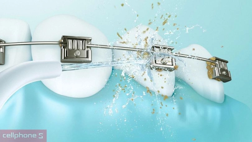 Máy tăm nước Panasonic EW-DJ31-W451 - Đánh bay mọi mảnh vụn trên răng