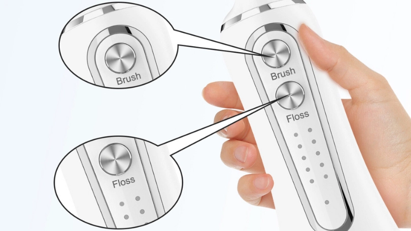 Tính năng có trên máy tăm nước kết hợp bàn chải điện H2ofloss HF-S01