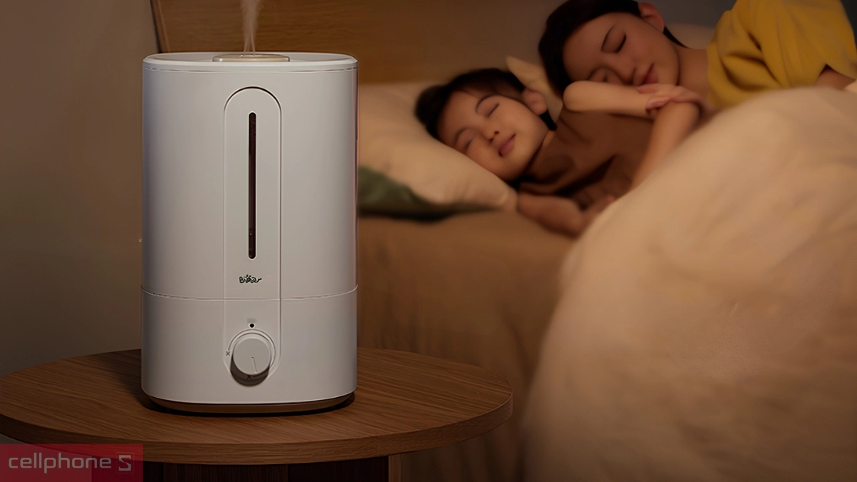 Cửa phun sương 360° của máy tạo độ ẩm Bear 5L SB-TA50M