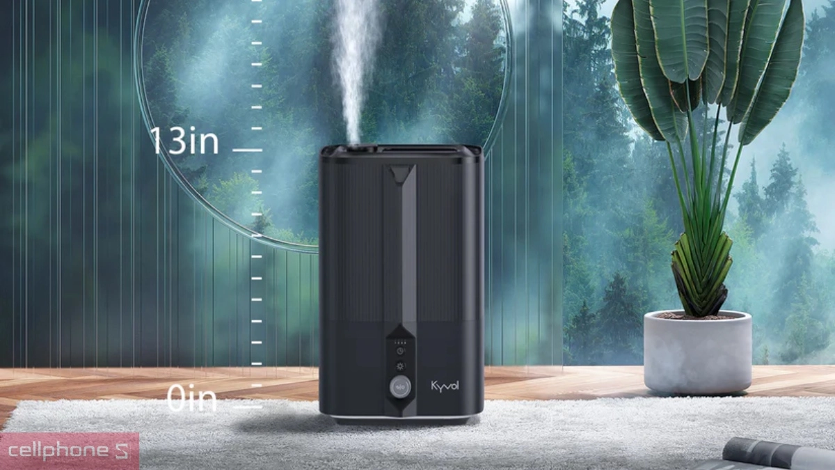 Vòi phun 360 độ và chất liệu BPA-Free an toàn