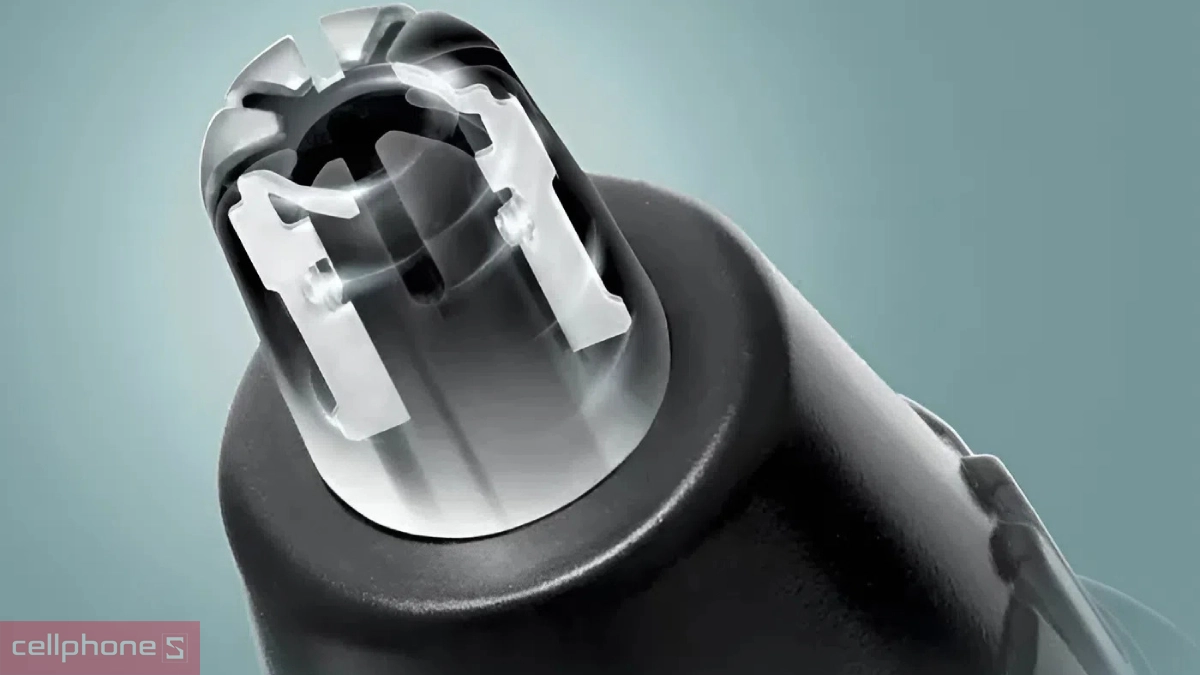 Máy tỉa lông mũi theo đầu dao