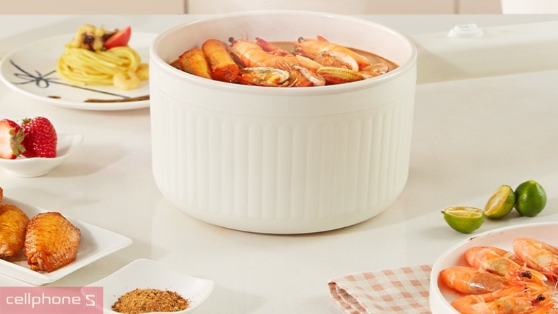 Nồi cơm điện đa năng Gaabor 2 lít GR N20A- Nhựa cao cấp, công suất lên đến 600W