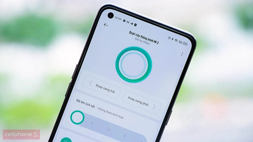Điều khiển thông minh qua ứng dụng, chuyển đổi chế độ nhanh chóng