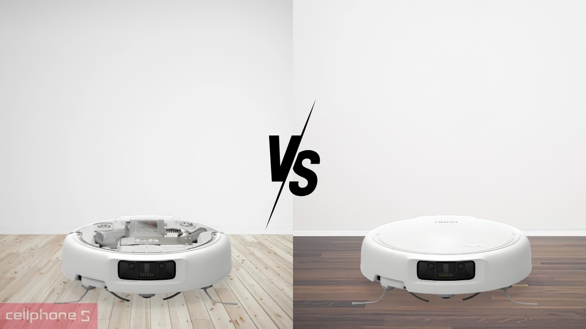 So sánh robot hút bụi lau nhà DJI ROMO A với robot hút bụi lau nhà DJI ROMO S