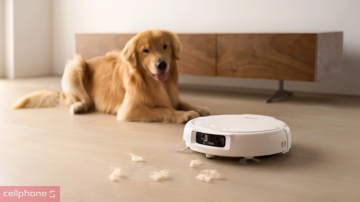 Lực hút robot hút bụi lau nhà DJI ROMO S