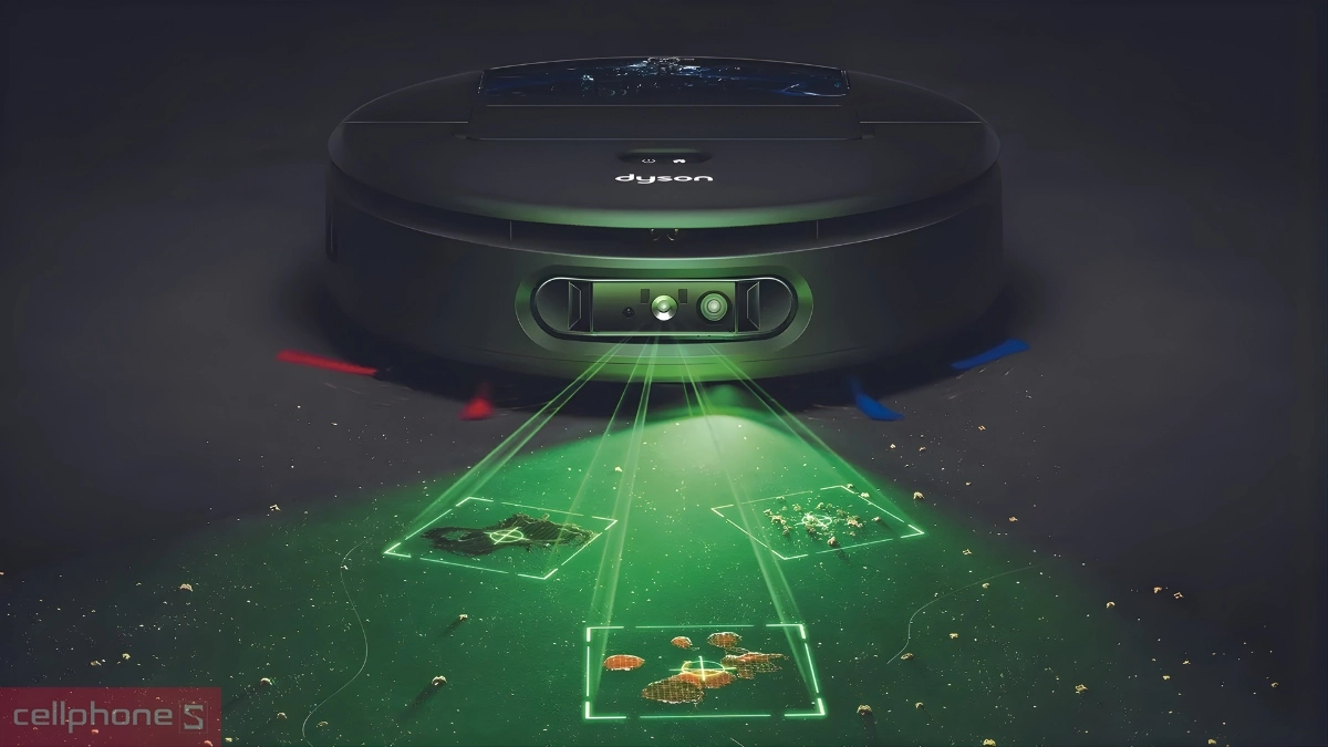 Hiệu suất robot hút bụi lau nhà thông minh Dyson Spot Scrub AI