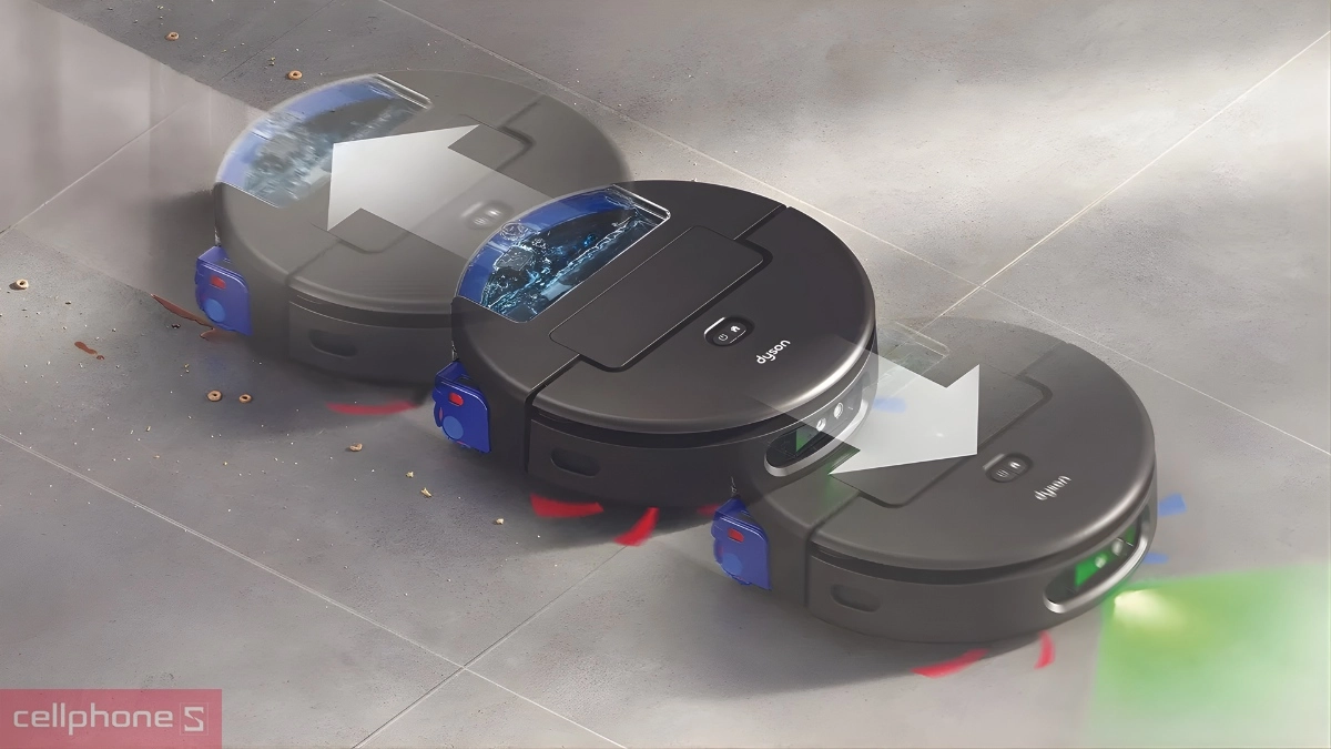 Dung lượng pin robot hút bụi lau nhà thông minh Dyson Spot Scrub AI