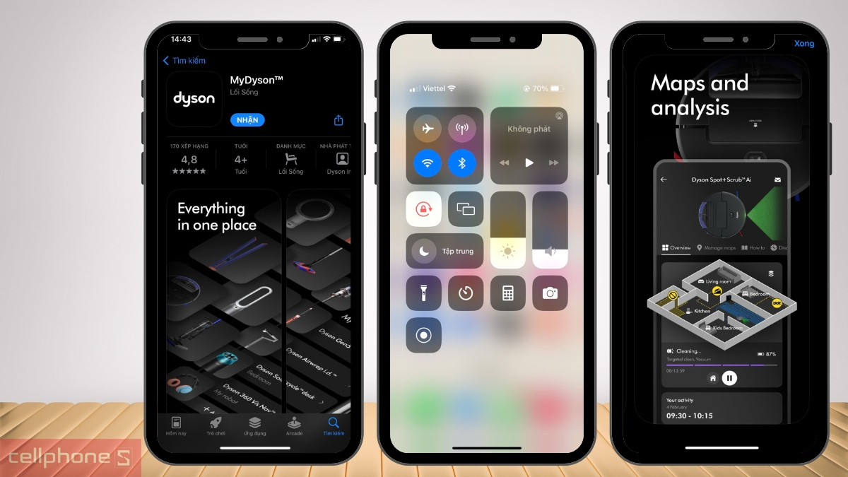 Hướng dẫn kết nối app với robot hút bụi lau nhà thông minh Dyson Spot Scrub AI