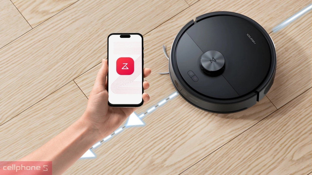 Roborock App kết nối Robot hút bụi lau nhà Roborock Q7 Pro Max