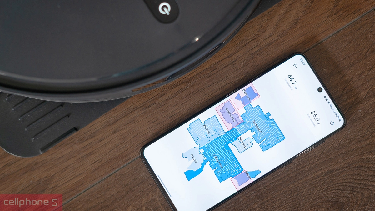 Robot hút bụi Xiaomi kết nối Mi Home