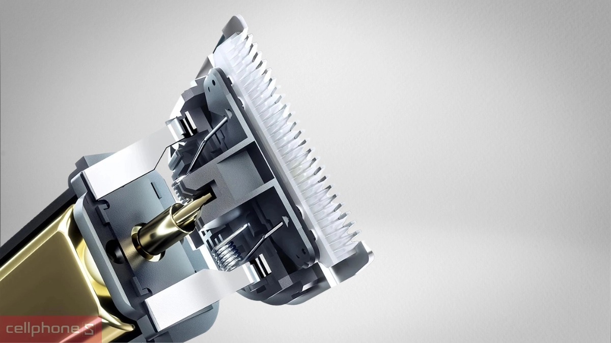 Lưới dao sắc bén, khả năng vận hành êm ái của tông đơ cắt tóc Coclear HC5216