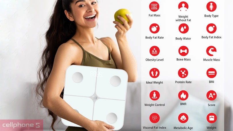 Cân điện tử thông minh 365 Selection WS1 - Cân điện tử có khả năng đo lường toàn diện